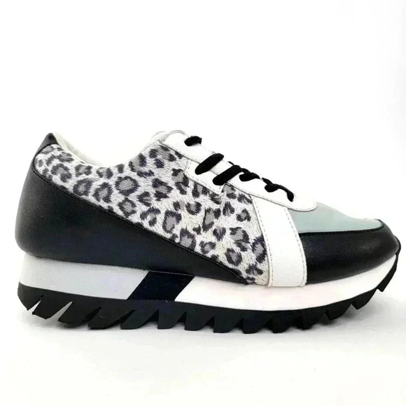 Not Rated Chunky Platform Sneakers - Leopard Cheetah Print - 9.5 - Picture 2 of 10